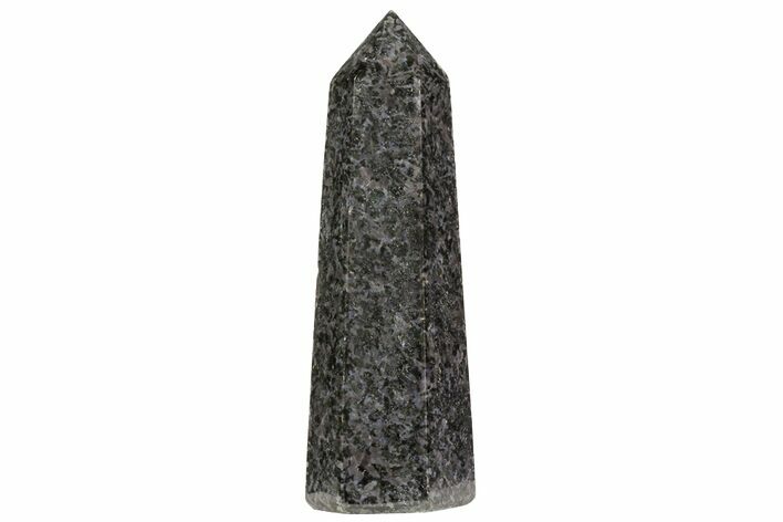 Polished, Indigo Gabbro Obelisk - Madagascar #74364